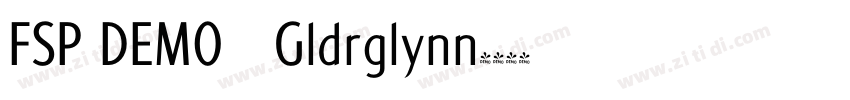 FSP DEMO   Gldrglynn字体转换